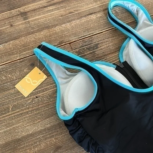 Delimira Swimsuit One piece Size 14 NWT - Picture 10 of 13